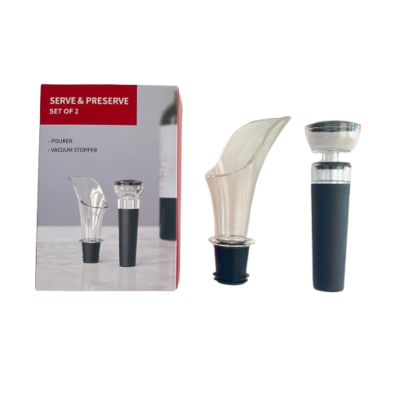 Set Pico Oxigenador y Tapón de Vacío