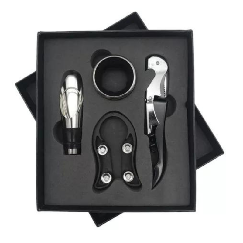 Set para Vino, 4 accesorios