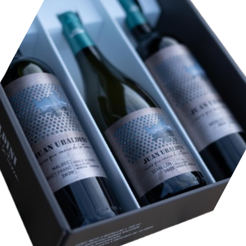 Juan Ubaldini, Estuche x 3 Vinos