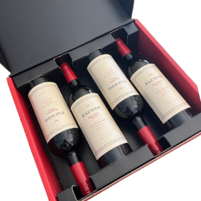Box Fausto, 4 Botellas Malbec