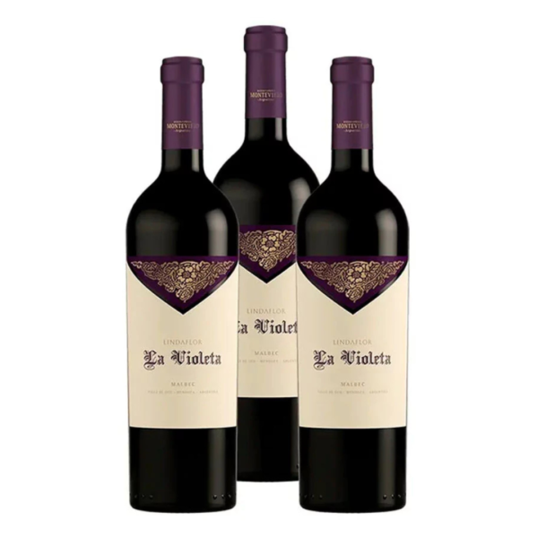 LA VIOLETA. Malbec 2016, Estuche 3 vinos