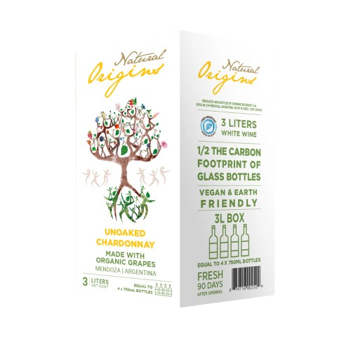 Domaine Bouquet, Bag In Box Natural Origins Chardonnay