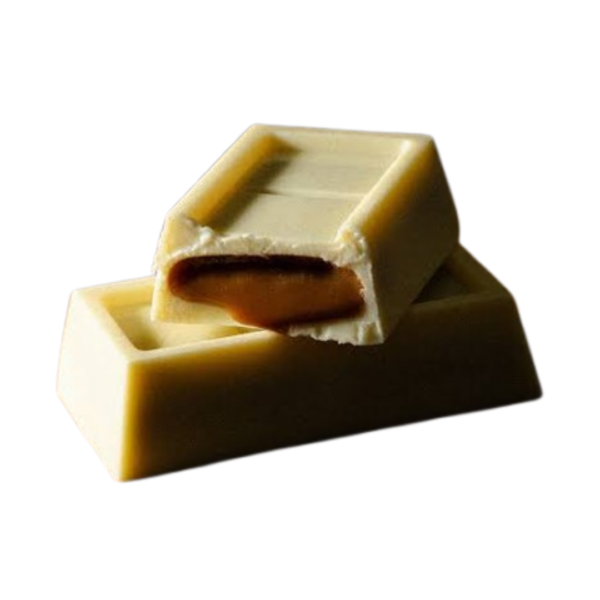 Tableta de Chocolate Blanco con dulce de leche