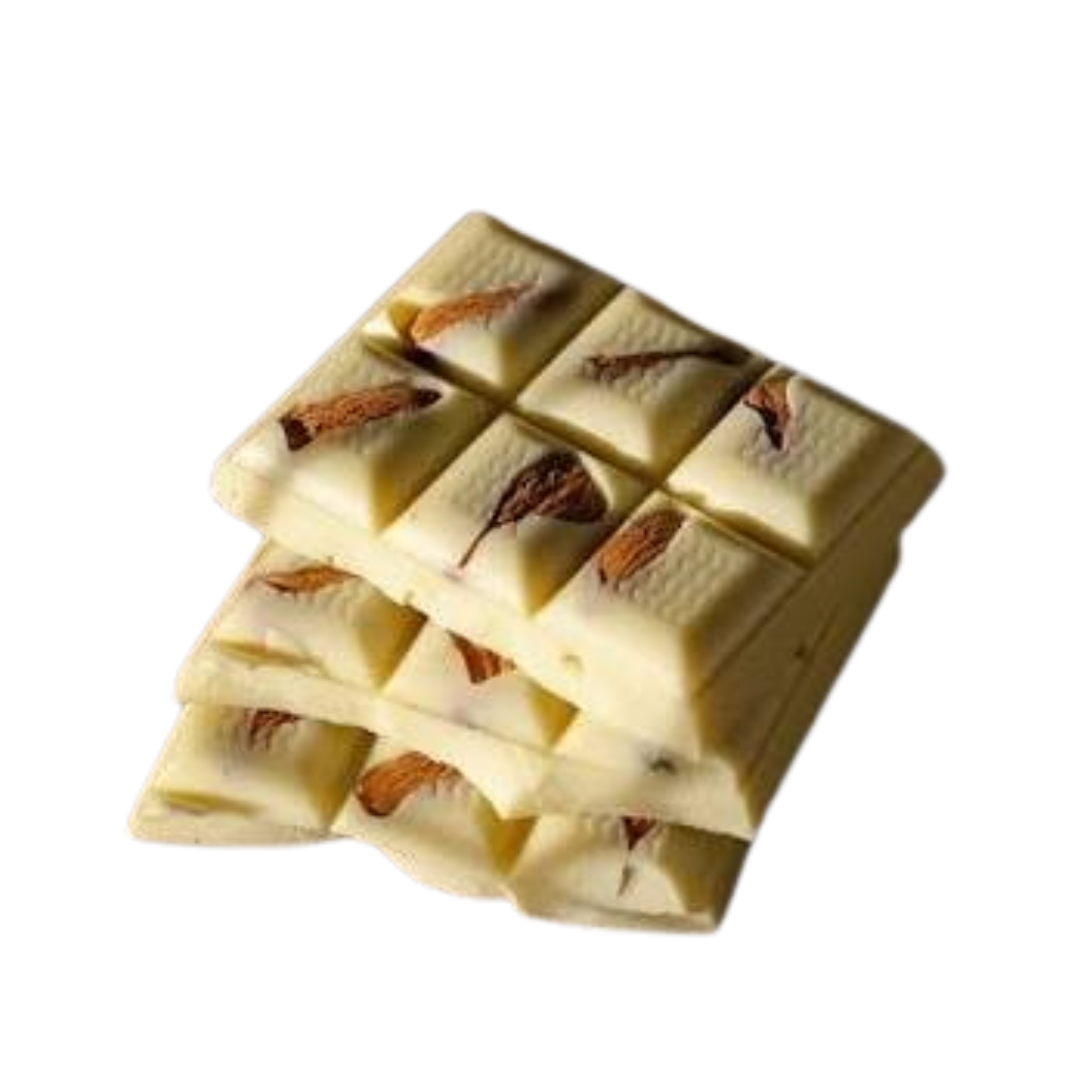 Tableta de Chocolate Blanco con Almendras