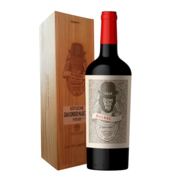 Gran Sombrero, Malbec, Botella Doble Magnum 3lts